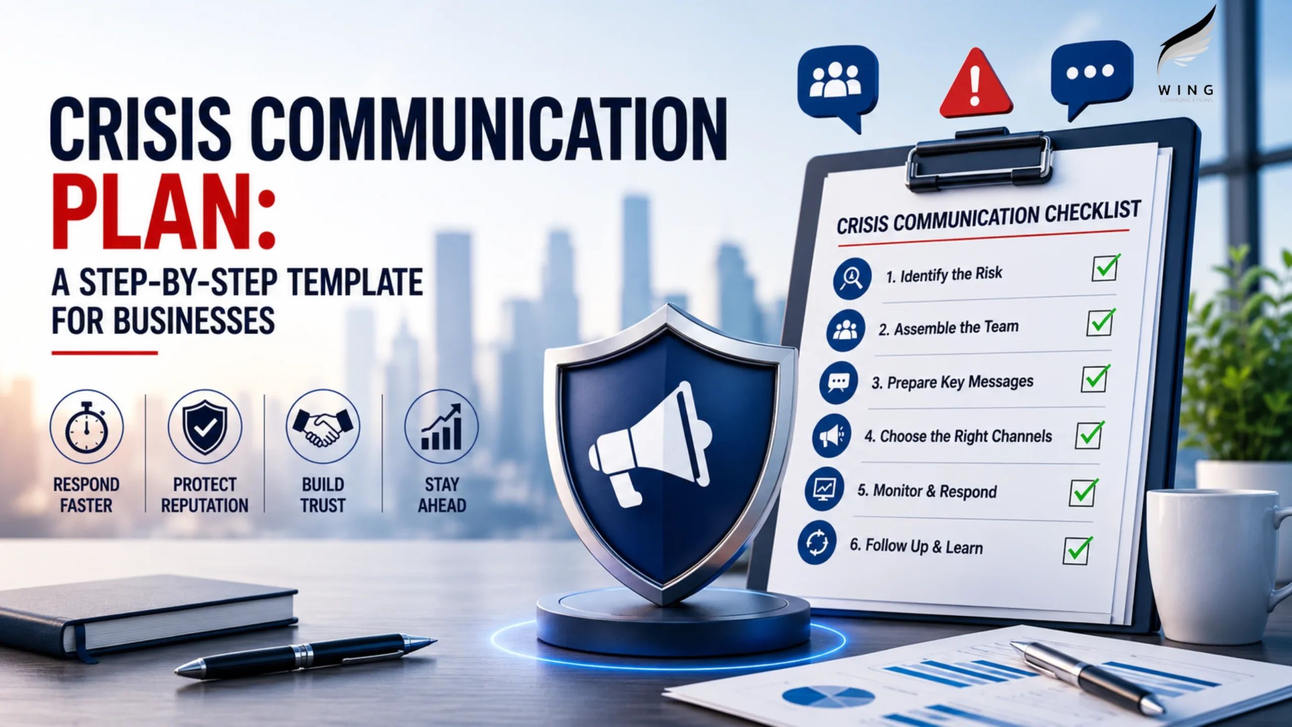 Crisis communication plan checklist for businesses
